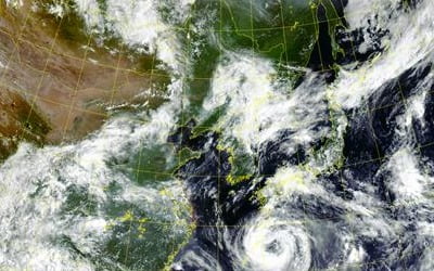 태풍 카눈, 10일 오전 경남남해안 상륙 예상…전국 비바람
