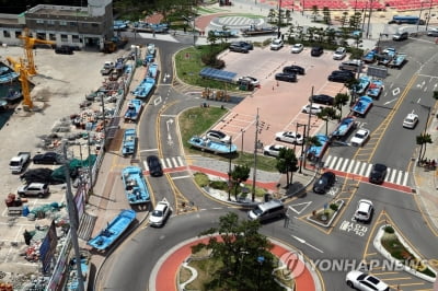  차수벽 세우고 취약지역 점검…부산 지자체 대비 분주