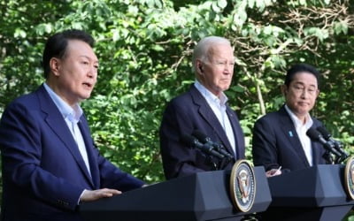 尹대통령, 2차 한미일 회의 한국 개최 추진…내년 상반기 가능성