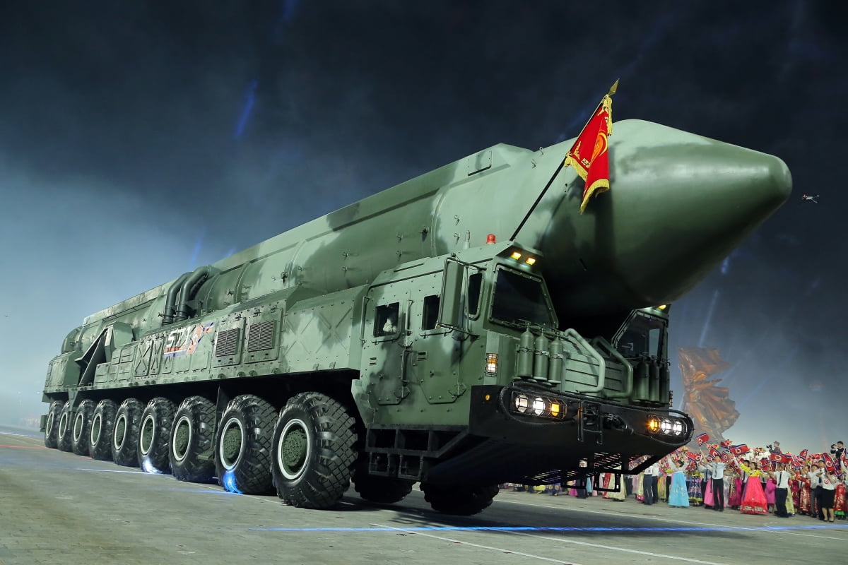 북한 전승절 열병식에 등장한 ICBM '화성-18형'. 사진=뉴스1