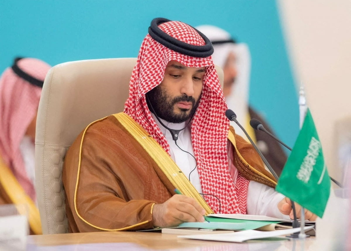 무함마드 빈 살만 사우디아라비아 왕세자가 지난 7월 사우디 제다에서 열린 제18차 걸프협력회의(GCC) 정상회의 및 중앙아시아 국가들과의 걸프 정상회의(C5)에 참석하고 있다.  /로이터