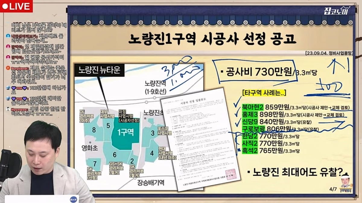 '한강 이남 최대어' 노량진1구역을 두고 망설이는 이유 [집코노미 타임즈]