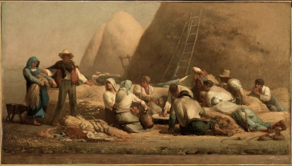 수확하는 살마들의 휴식(1851~1853). 어느 정도 인정을 받았지만 큰 반향을 불러일으키지는 못했다. /보스턴미술관 소장