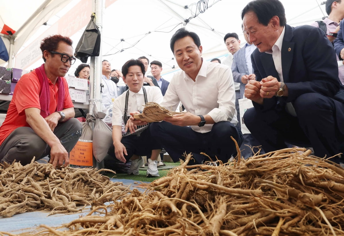 [포토] 30% 저렴한 추석 농수특산물 서울장터