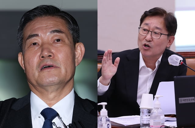 신원식 국방부 장관 후보자(왼쪽), 박범계 더불어민주당 의원. / 사진=연합뉴스, 뉴스1