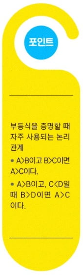 [2024학년도 논술길잡이] 두 수의 크기를 비교할 때 필요한 논리적 근거는?