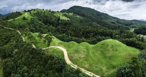 경북 고령 지산동 고분군. 문화재청 제공.