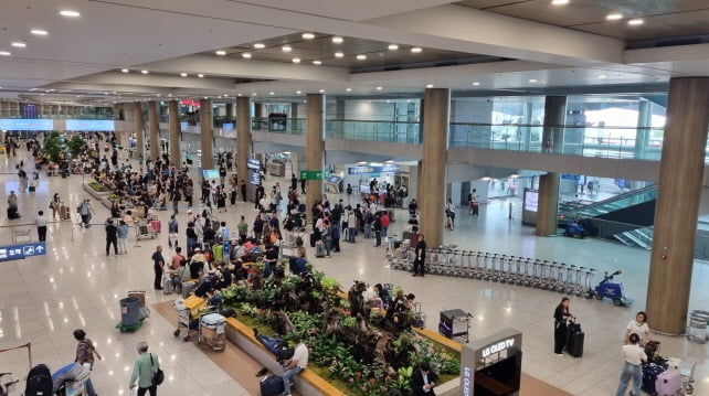 인천국제공항 제1터미널. 강준완 기자