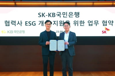 국민은행, SK그룹 ESG 우수협력사 대출금리 1.4%p 인하