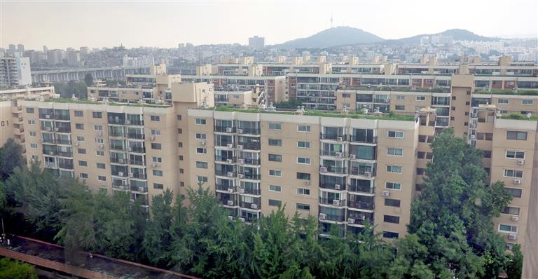 서울 강남구 압구정 일대 아파트 단지. 한경DB