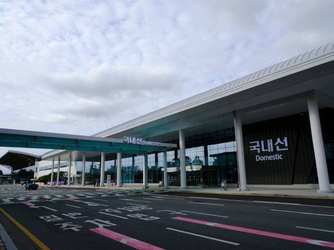 대구공항 국내선 신 여객터미널 외부 모습. KAC 제공
