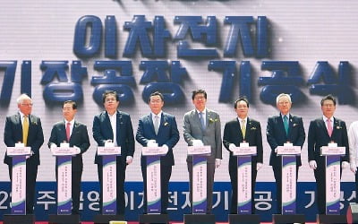 금양, 부산 '2차전지 생산거점' 첫삽 떴다