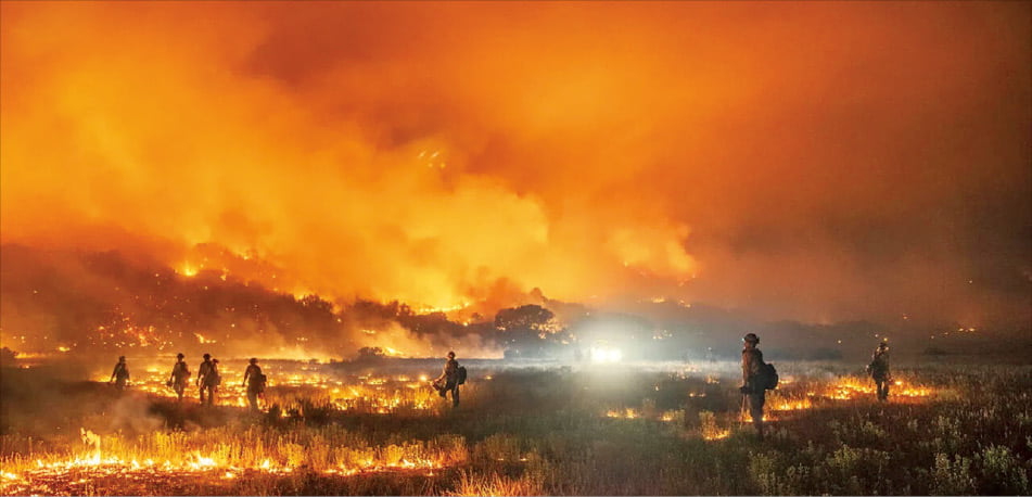 [과학과 놀자] 기후변화로 불에 잘타는 초목 번성한데다 강풍까지