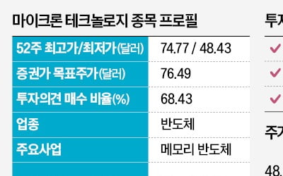 '美반도체 강자' 마이크론, 中제재 뚫고 질주