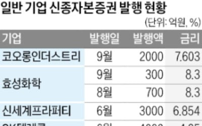 기업 '자본확충 빨간불'…영구채 쏟아낸다