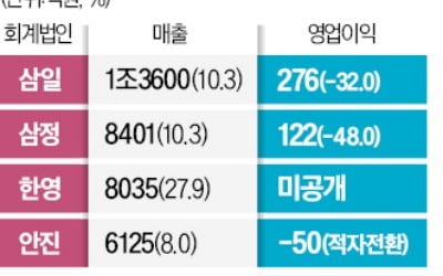 빅4 회계법인 영업이익 추락