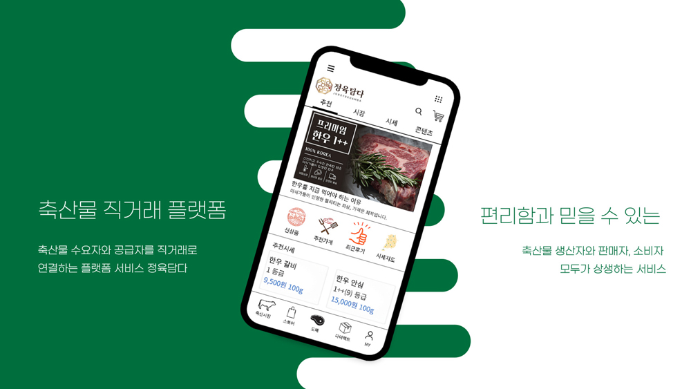 [2023 DDM 청년창업센터 유니콘 스타트업 CEO] 축산물 유통 플랫폼 ‘정육담다’ 개발한 푸드테크 스타트업 ‘마이비케이’
