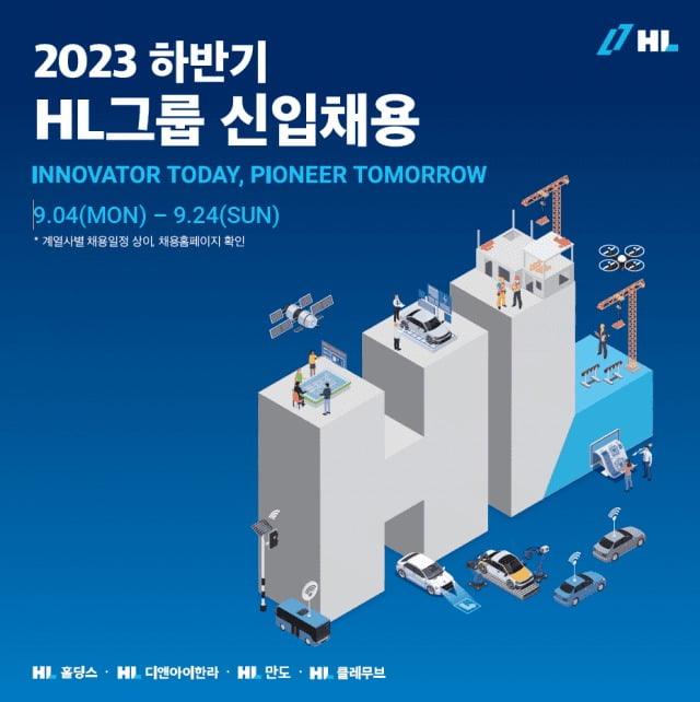 2023 하반기 HL그룹 신입사원 채용 포스터. 사진=HL그룹 제공