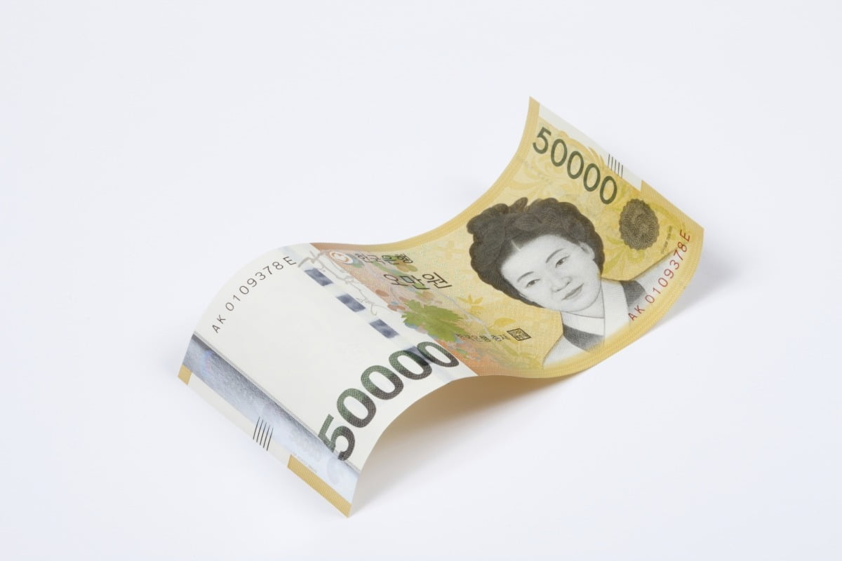 5만원권 지폐. 사진=한국경제신문