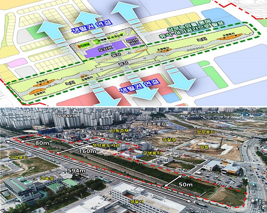 남양주 다산신도시 철로 복개공사 시작…2025년 말 완공