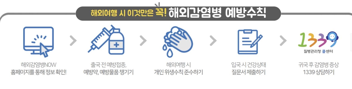 "추석연휴 해외여행땐 감염병 정보 확인…홍역·콜레라 등 조심"