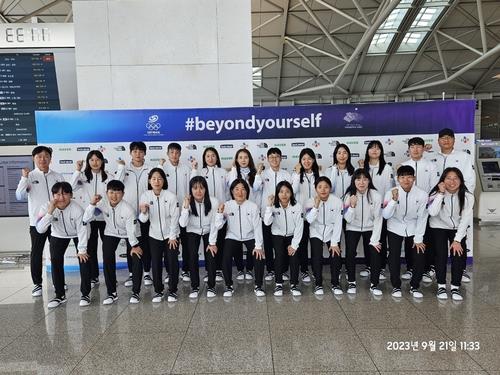 [아시안게임] 한국 여자하키, 싱가포르에 4-0 완승