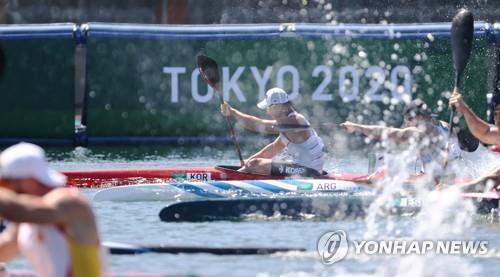 [아시안게임] 조광희-장상원, 카약 2인승 500ｍ 결승행…2위로 예선통과