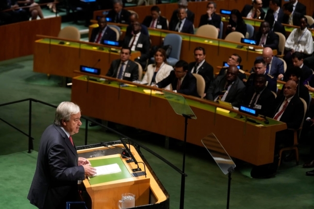 美 바이든만 나타났다…UN 총장 "이제 개혁할 때"