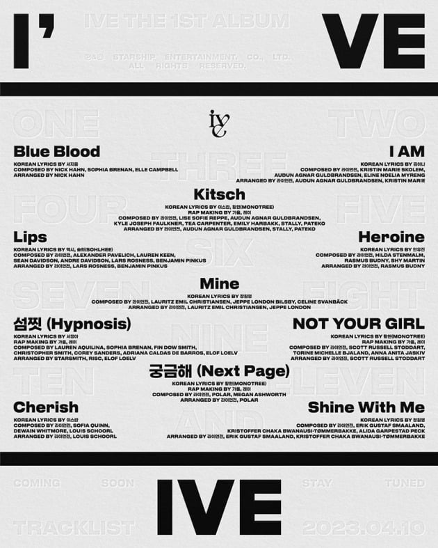 Ive releases tracklist for his full-length album ‘I Have Ive’.
