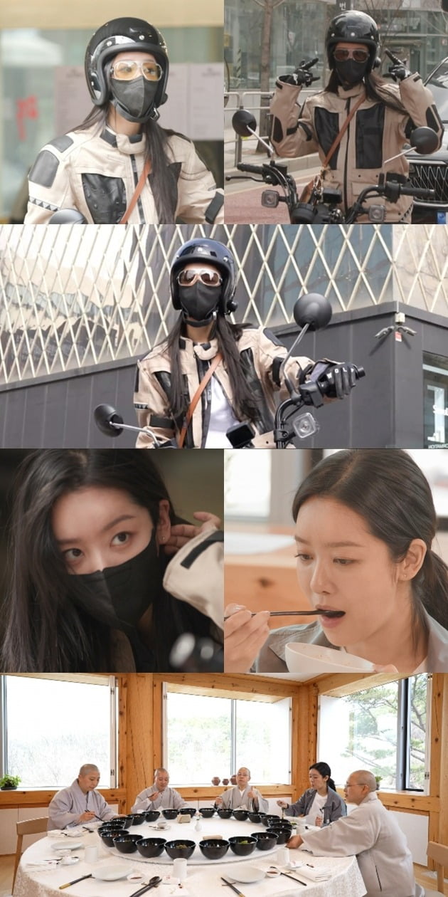 Hye-jeong, it turns out she was close friends with monks.