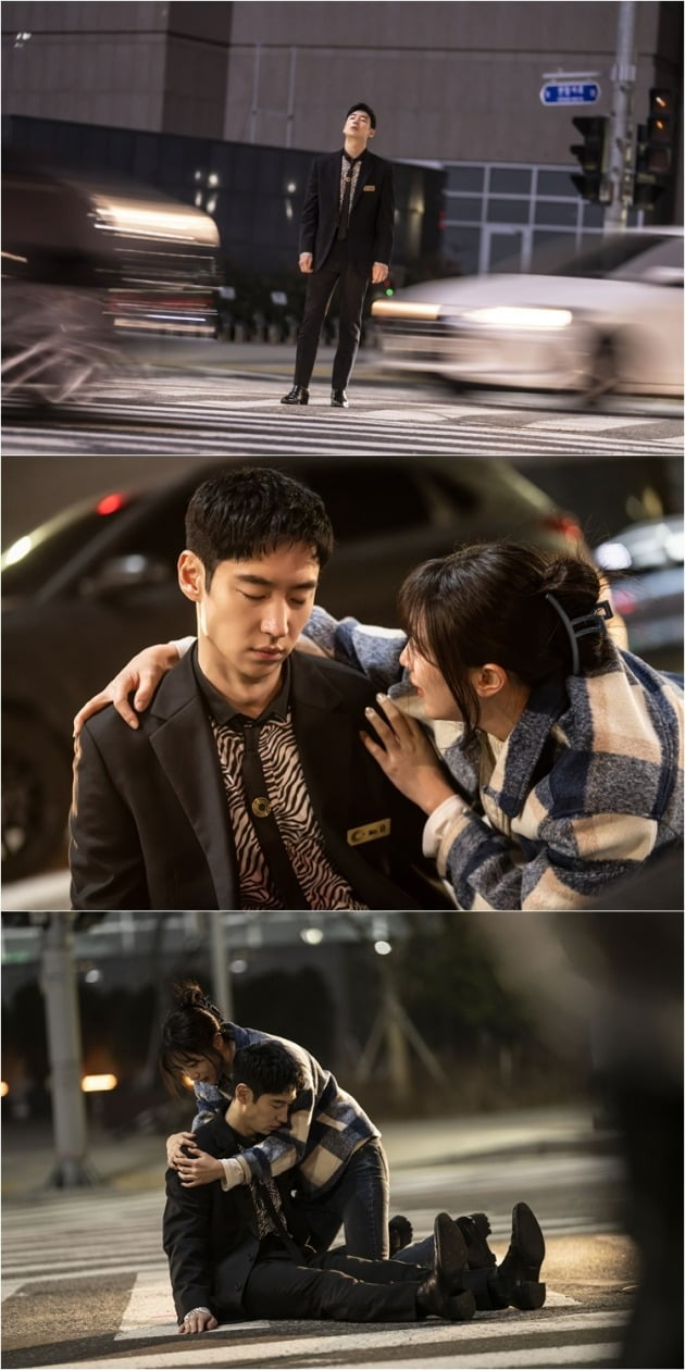 Lee Je-hoon falls unconscious in the middle of a 6-lane highway