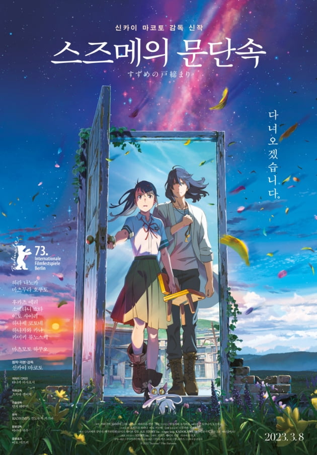 ‘Suzume’s Door Break’, tied with 1st place ‘Avatar: Path of Water’