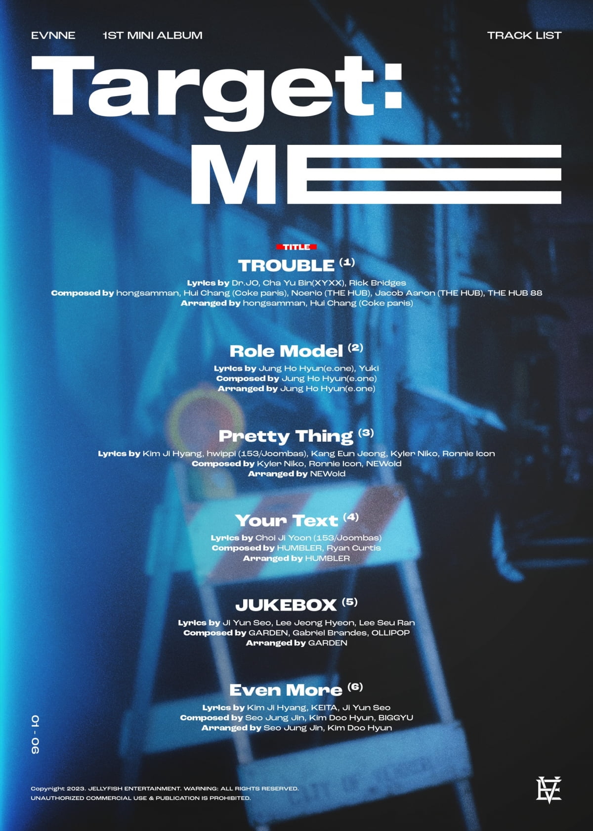 Group EVNNE reveals debut tracklist