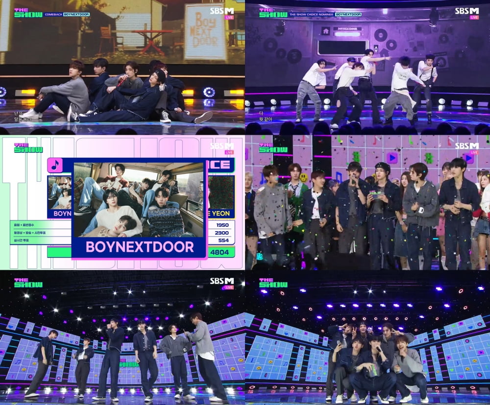 BOYNEXTDOOR achieves first place on music show since debut