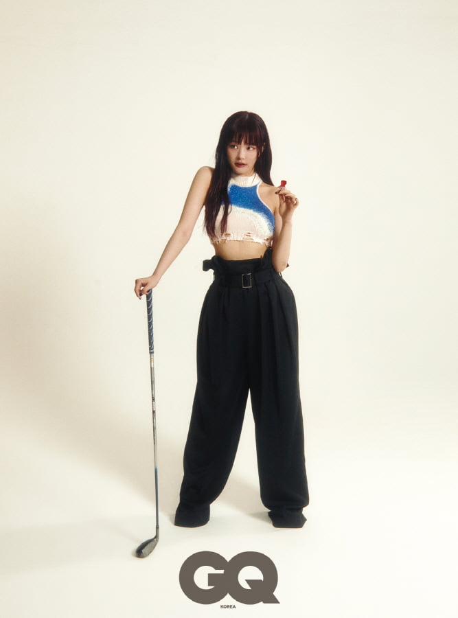 이유비 화보. /사진제공='GQ GOLF' 