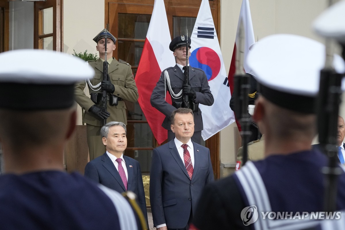 폴란드, 韓무기 생산 준비…이달 중순 K2·K9로 군사훈련