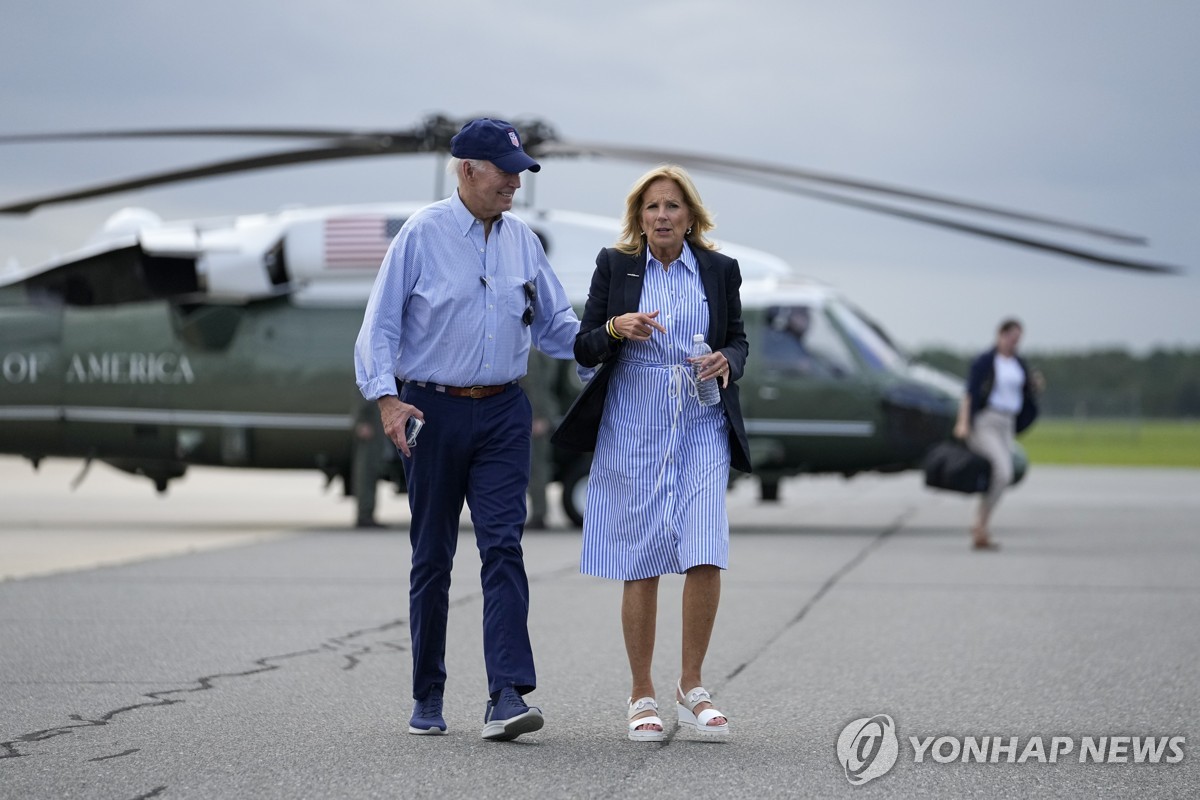 바이든 아시아 방문 앞두고 부인 질 여사 코로나 확진(종합)