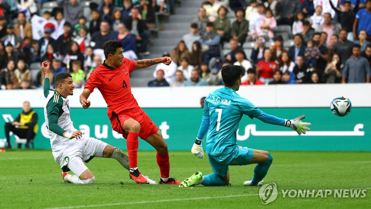 클린스만호, 사우디 1-0 잡고 한숨 돌려…6경기만의 데뷔 승(종합)