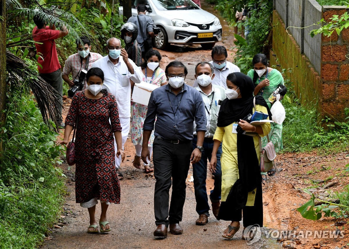 인도 남부 케랄라서 니파바이러스 감염에 2명 사망