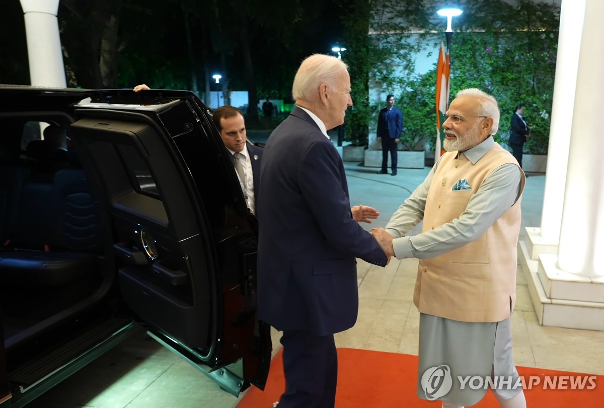 시진핑 빠진 G20서 바이든-모디, 군사·반도체 전방위 협력 결의