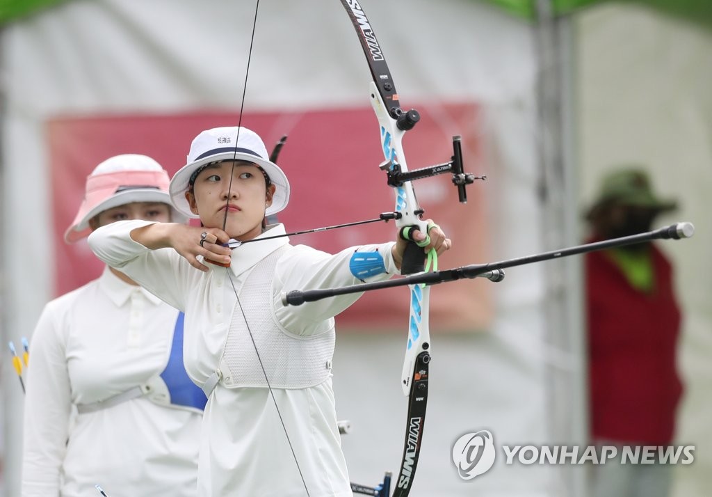 항저우 가는 양궁 안산 "3관왕이요? 예선부터 통과해야죠!"