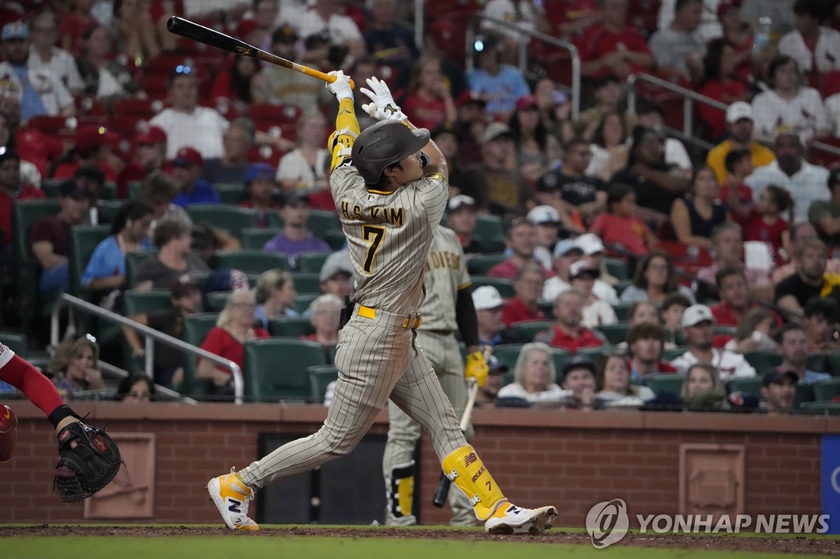 체력 고갈된 김하성 "힘들긴 해도…올해 정말 잘한 것 같다"