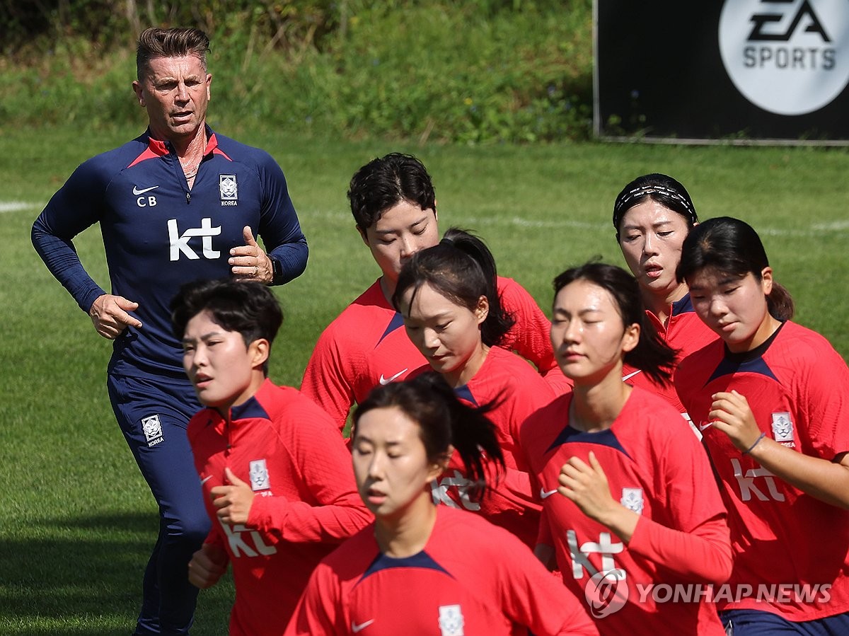 벨호, 따가운 가을볕 아래 마지막 국내 훈련…19일 항저우로