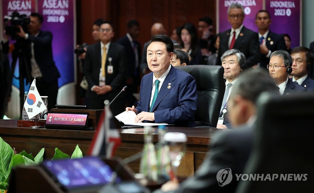 尹대통령 "폐허에서 선진국 도약한 경험 아세안과 공유"