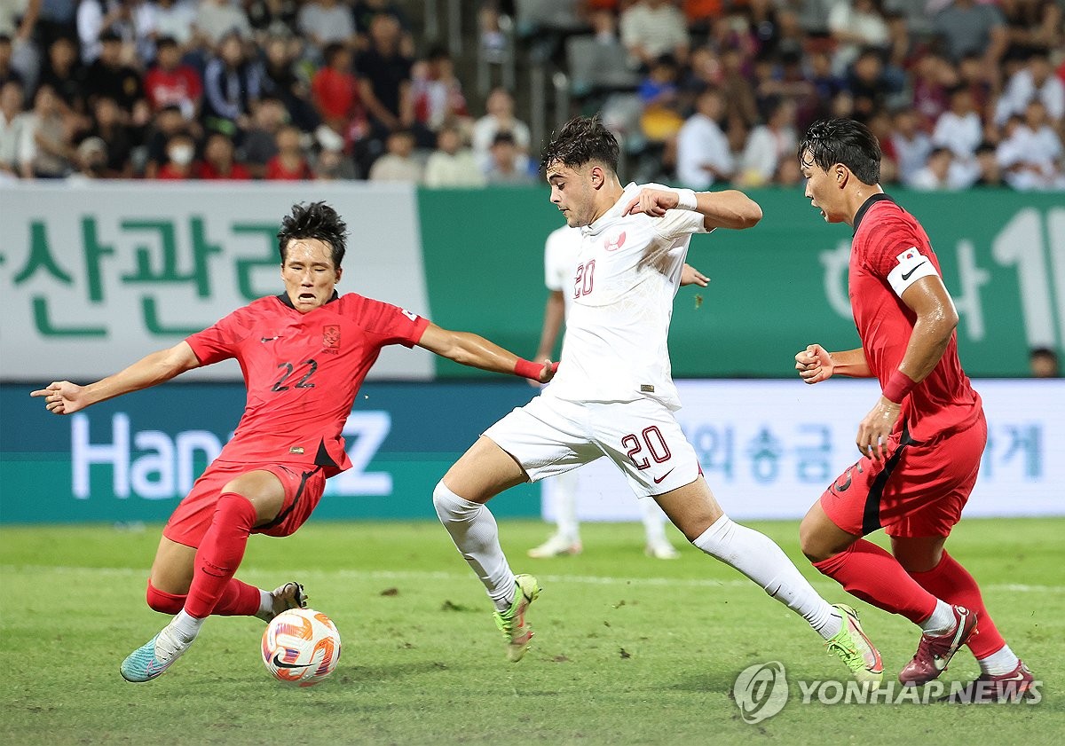 황선홍호, AFC U-23 아시안컵 예선 첫 경기서 카타르에 0-2 완패