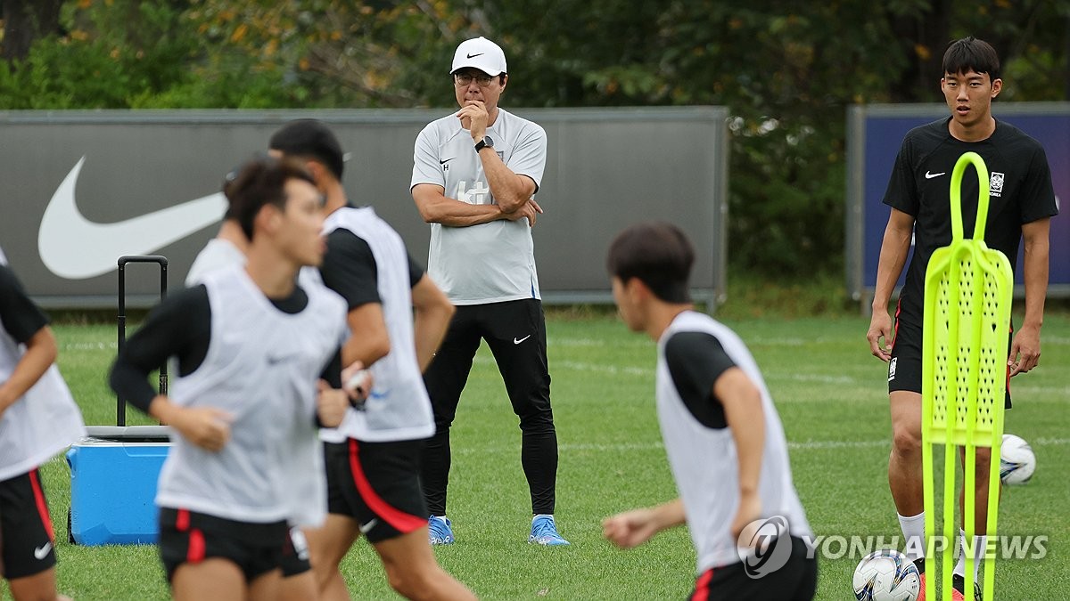 첫 경기 5일 전인데…황선홍호, 완전체 못 이루고 막판 담금질