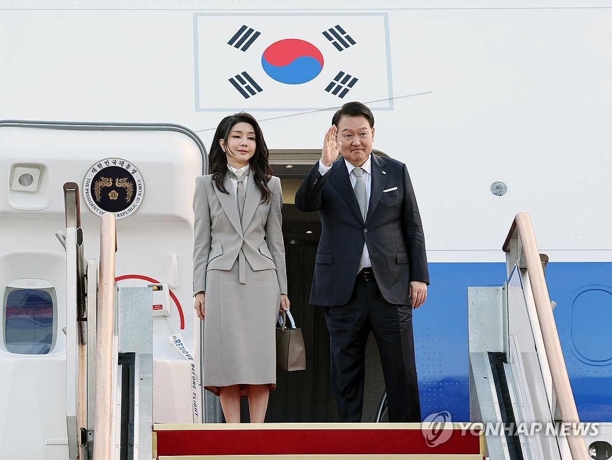 尹대통령, 유엔총회 참석차 미국 뉴욕으로 출국