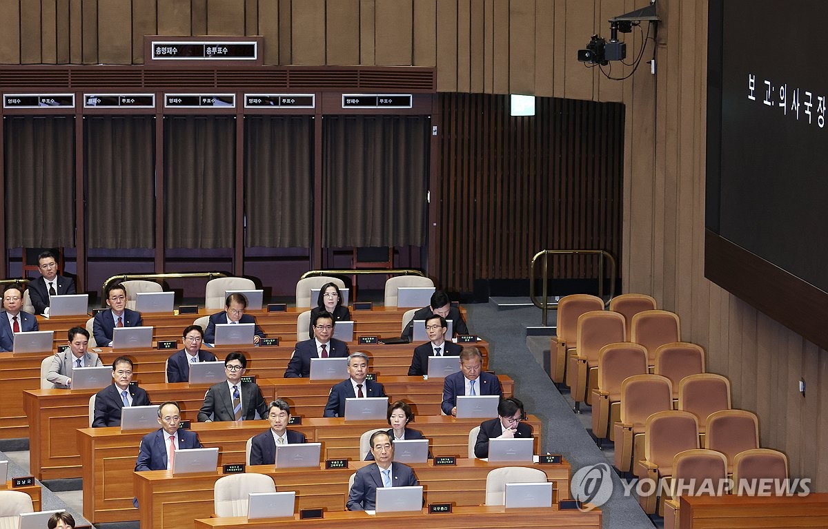 이재명 체포안·한총리 해임안 내일 표결…국회 보고 완료(종합)