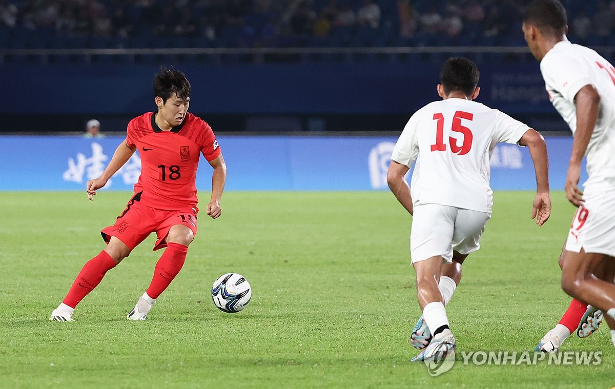 [오늘의 아시안게임] 황선홍호, 키르기스스탄과 16강전…황선우는 2관왕 도전