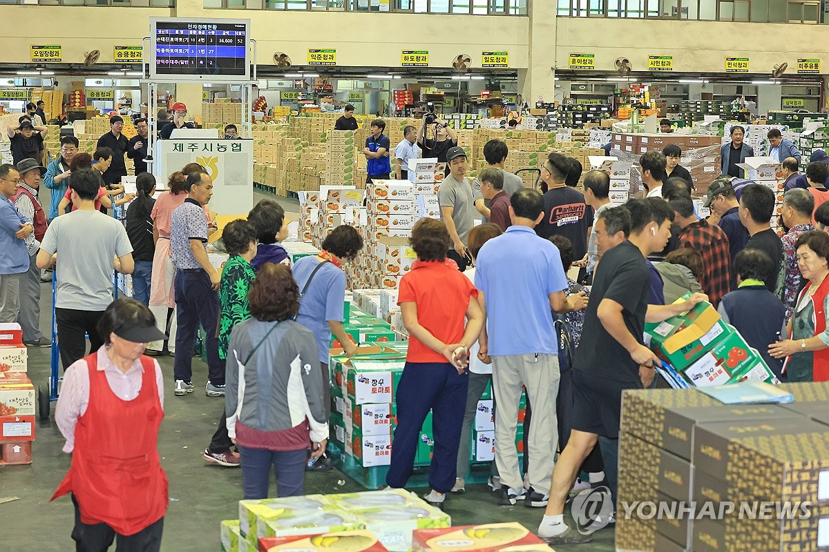 [현장] '차례상에 한 개 올릴 순 없고'…사과 1개 7천∼8천원